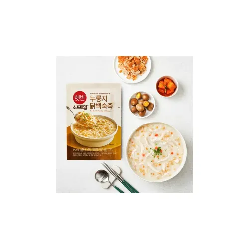 CJ 비비고 햇반소프트밀 누룽지닭백숙죽 420g X 2개